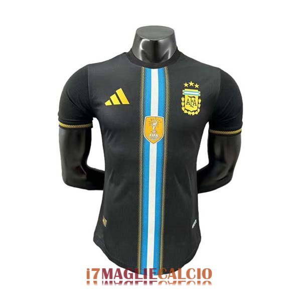 maglia argentina edizione speciale versione player nero bianco blu 2024-2025