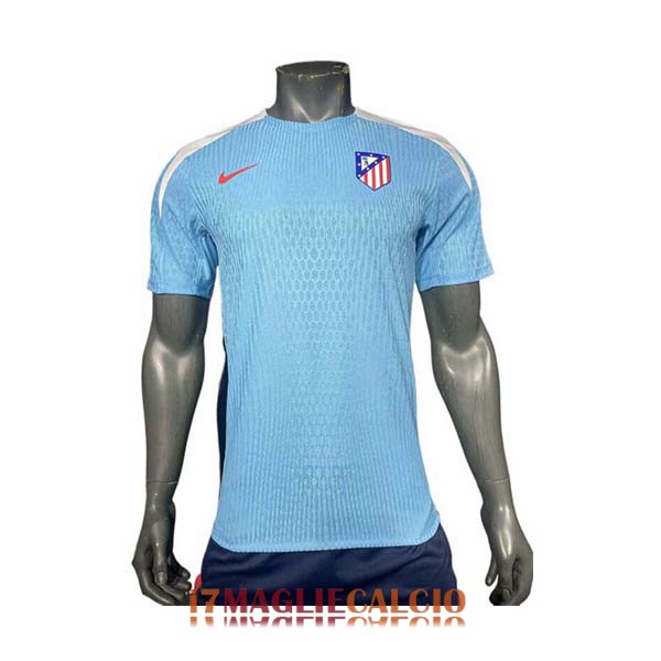 maglia atletico madrid formazione versione player blu 2024-2025