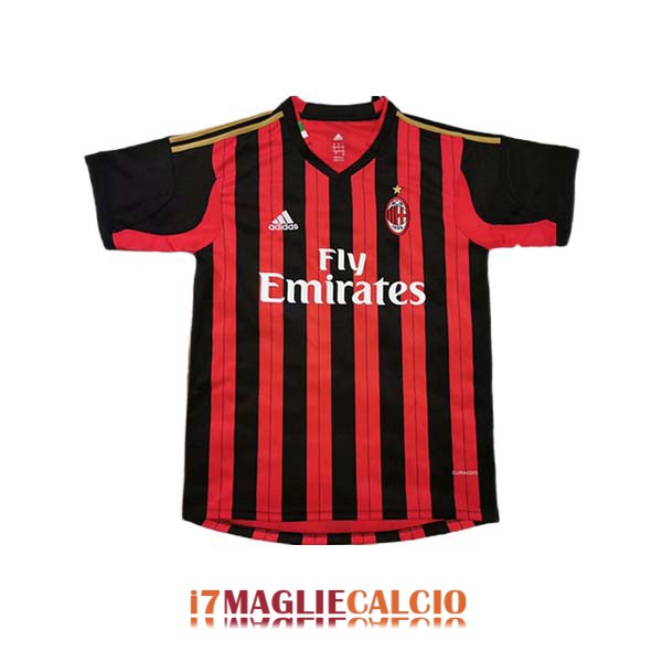 maglia ac milan retro fly emirates casa 2013-2014