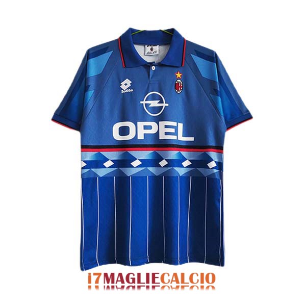 maglia ac milan retro opel seconda 1995-1996